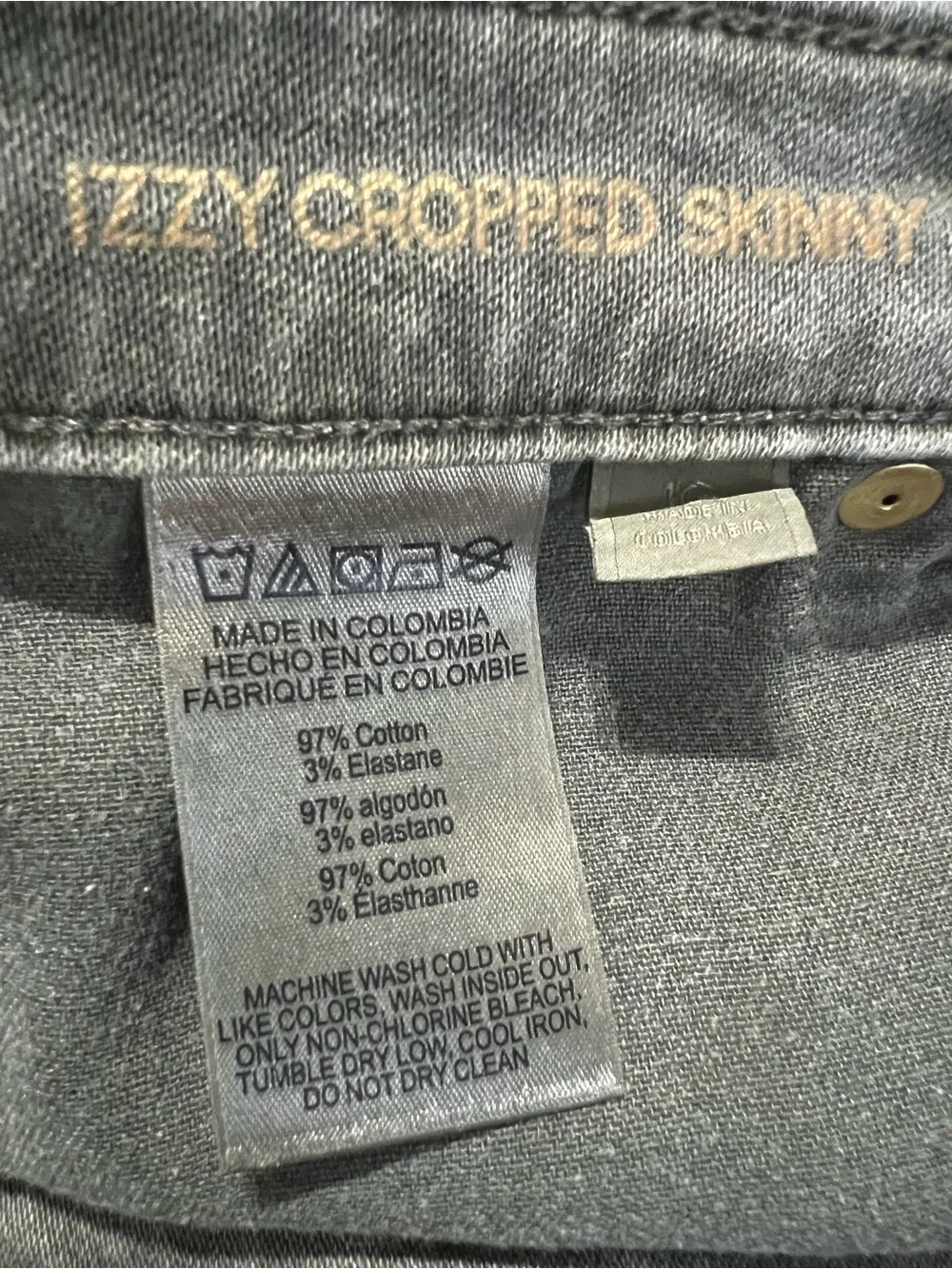 Michael Kors Jeans Womens 10 Green Izzy Skinny Cropped Casual Pants Denim